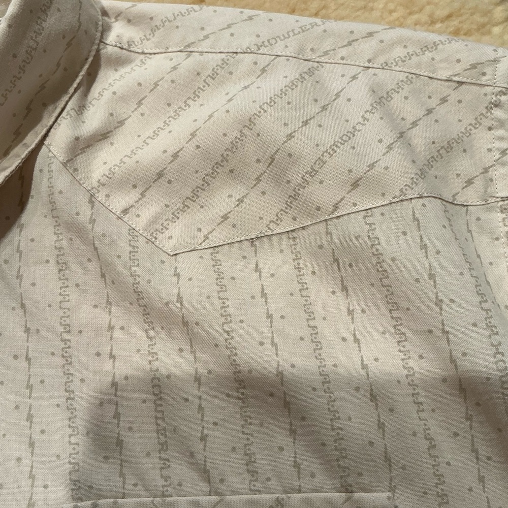 Howler Bros striped cotton-poly blend western pearl snap shirt - Picture 7 of 12